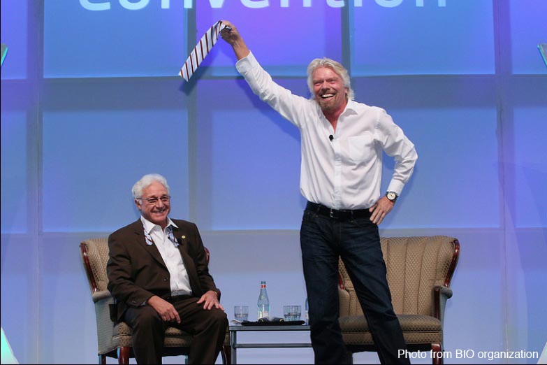 Lunch Richard Branson et Jim Greenwood l