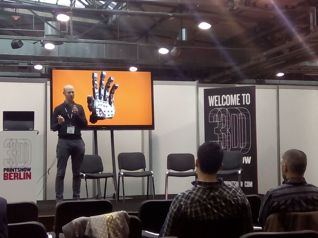 Joel Gibbard during the conference