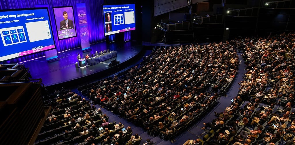 Chicago, IL - 2016 ASCO Annual Meeting - General views during Precision Medicine in Advanced Prostate Cancer: Understanding Genomics, Androgen Receptor Splice Variants, and Imaging Biomarkers at the American Society of Clinical Oncology (ASCO) Annual Meeting here today, Saturday June 4, 2016. Over 30,000 physicians, researchers and healthcare professionals from over 100 countries are attending the 52nd Annual Meeting which is being held at the McCormick Place convention center. The Annual Meeting highlights the latest findings in all major areas of oncology from basic through clinical and epidemiological studies. Photo by © ASCO/David Eulitt 2016 Technical Questions: todd@medmeetingimages.com; ASCO Contact: photos@asco.org