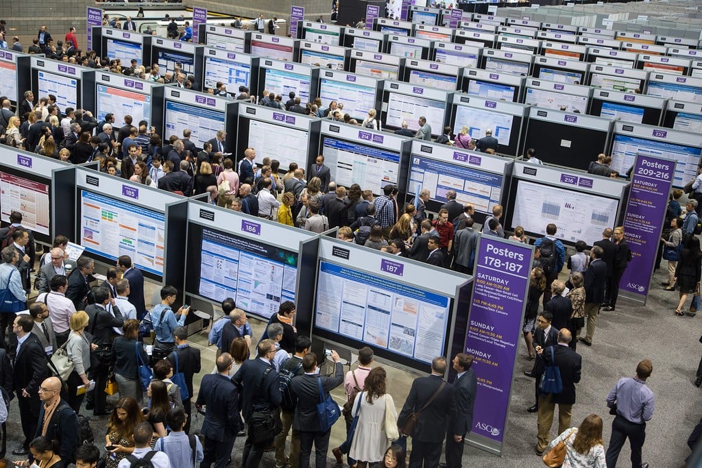 Chicago, IL - 2016 ASCO Annual Meeting - General views during Gastrointestinal (Colorectal) Cancer Poster Session at the American Society of Clinical Oncology (ASCO) Annual Meeting here today, Saturday June 4, 2016. Over 30,000 physicians, researchers and healthcare professionals from over 100 countries are attending the 52nd Annual Meeting which is being held at the McCormick Place convention center. The Annual Meeting highlights the latest findings in all major areas of oncology from basic through clinical and epidemiological studies. Photo by © ASCO/Zach Boyden-Holmes 2016 Technical Questions: todd@medmeetingimages.com; ASCO Contact: photos@asco.org