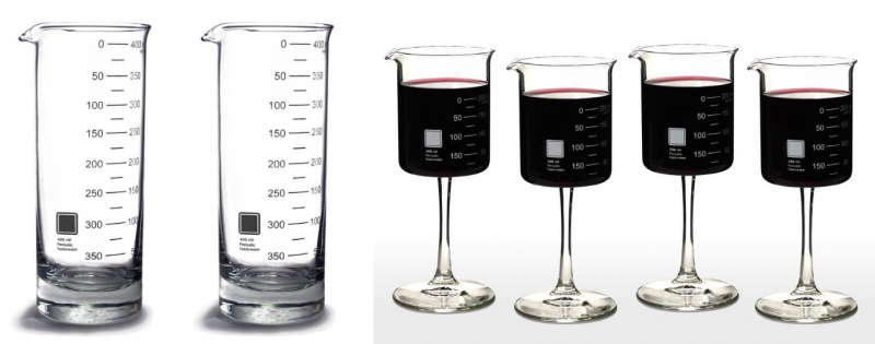 beaker glasses biotech gifts