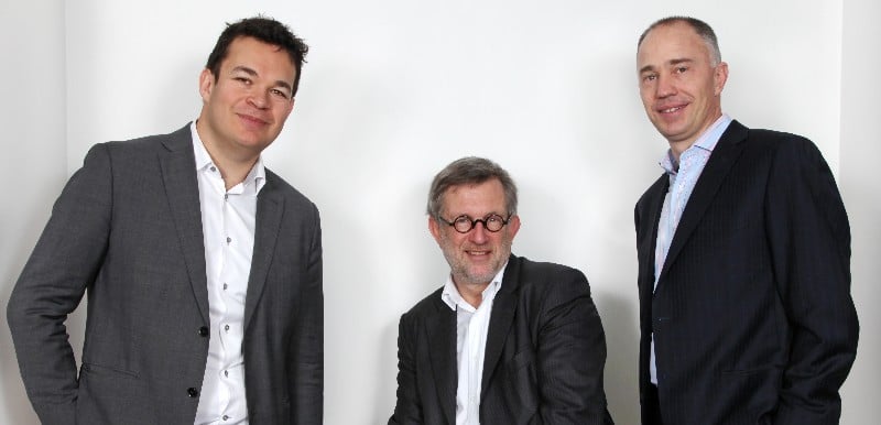 The team behind Sofinnova Industrial Biotech: Michael Krel (left, Denis Lucquin (center) and Joško Bobanović (right)