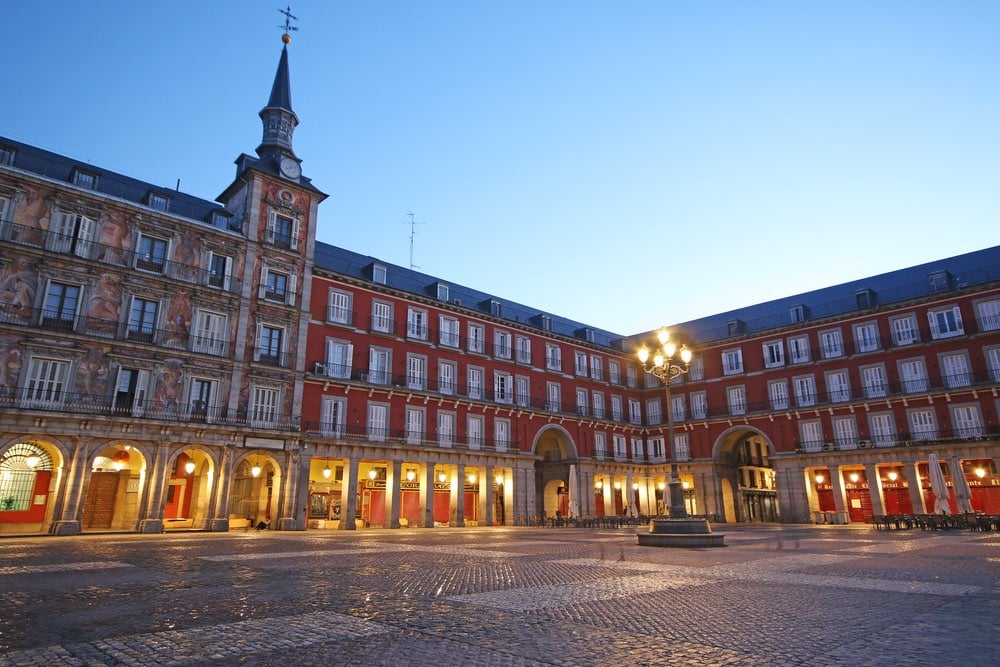 Spain emerging early biotech Plaza Mayor in Madrid