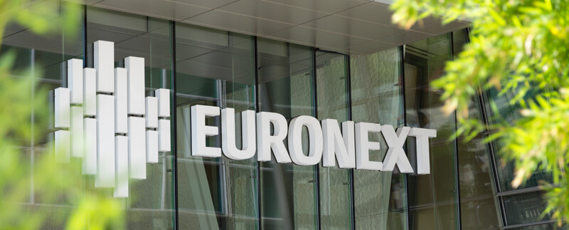 Euronext headquarters, stock exchange, biotech industry, Europe