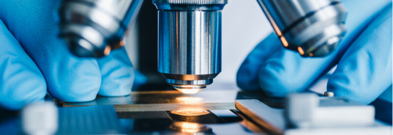 microscope, micro-well plate, laboratory, biotech, research