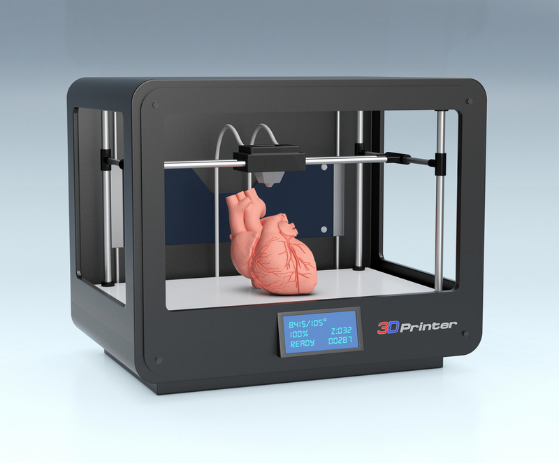 Bioprinted heart shutterstock image