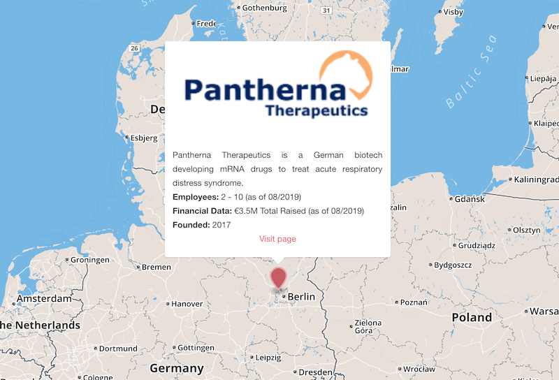 pantherna therapeutics berlin germany acute respiratory distress syndrome