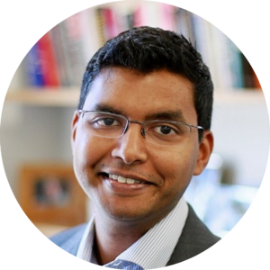 Prabhu Velusami, now Senior Director of New Ventures and Transactions Lead of Vision at Johnson & Johnson Innovation
