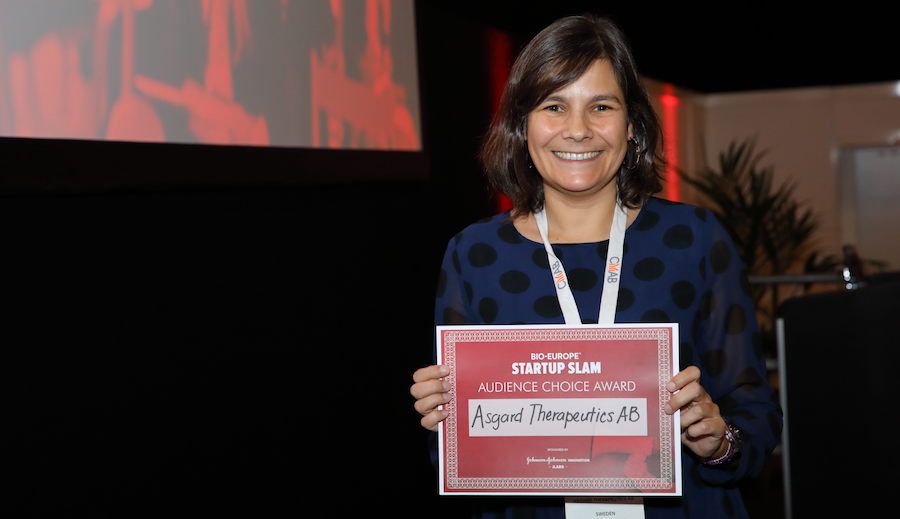 Asgard Therapeutics AB, audience choice award, Startup Slam, BIO-Europe 2019