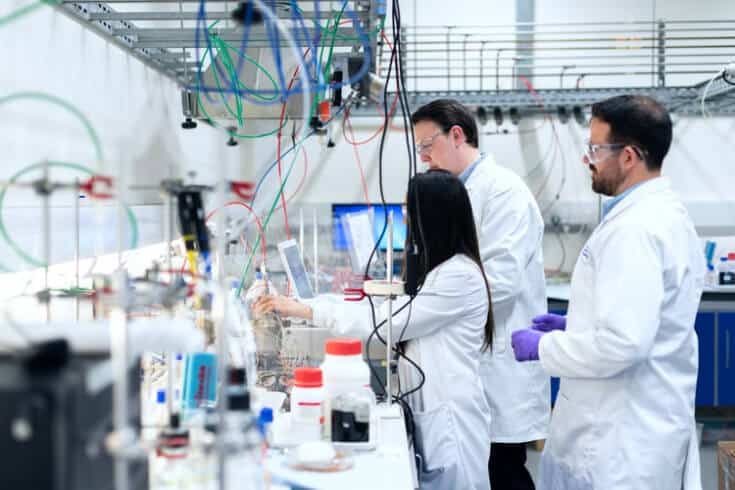 Biospain 2021, researchers in laboratory, biotech, Spain, life sciences research