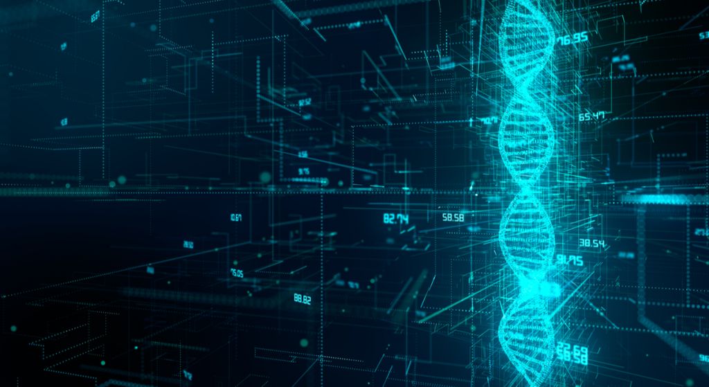 spatial transcriptomics, DNA, DNA double-helix, digital information