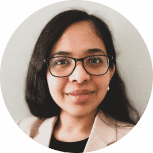 headshot of Roja Azees, Senior Product Manager, Connected Lab at Merck KGaA